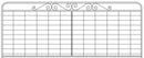 AFG Scroll Gate Galvanised Std Mesh 200mm x 100mm