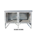 Brazzen Double Raised Dog Cage DCDR