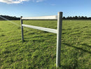 GALV STEEL OVAL RAIL (115 x 42 x 2MM)
