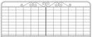 AFG Scroll Gate Galvanised Std Mesh 200mm x 100mm