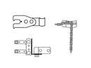 Gallagher Mega Anchor Gate Kit SG91002