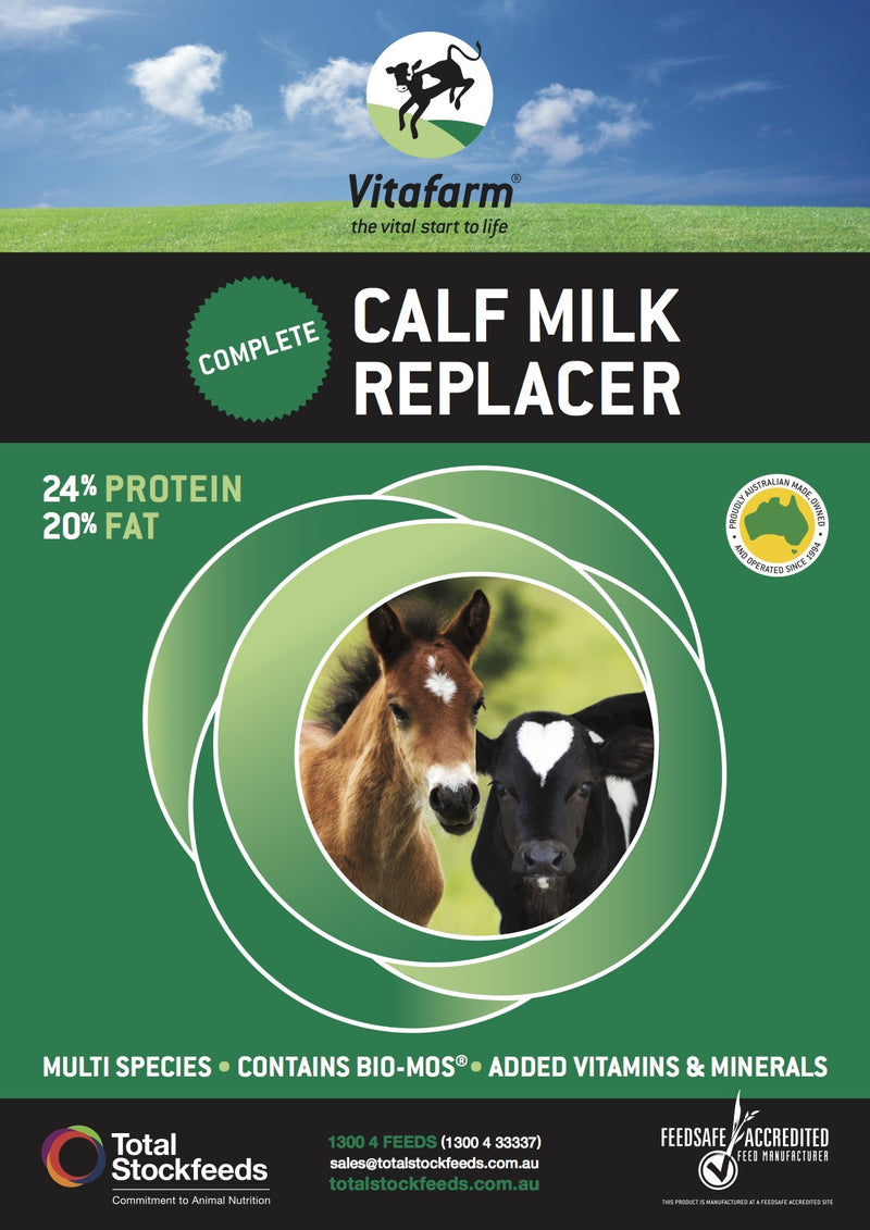 Vitafarm Complete Multi Purpose Milk Replacer (GREEN) - 20kg