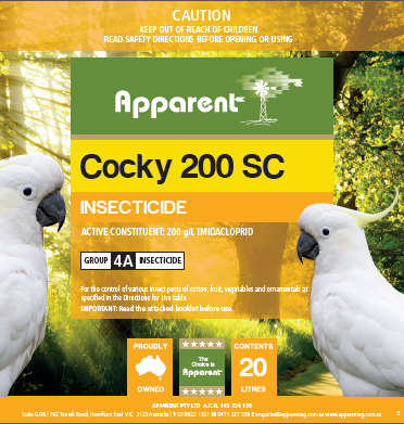 Apparent - Cocky 200 SC (Imidacloprid 200)