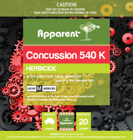 Apparent - Concussion 540 K