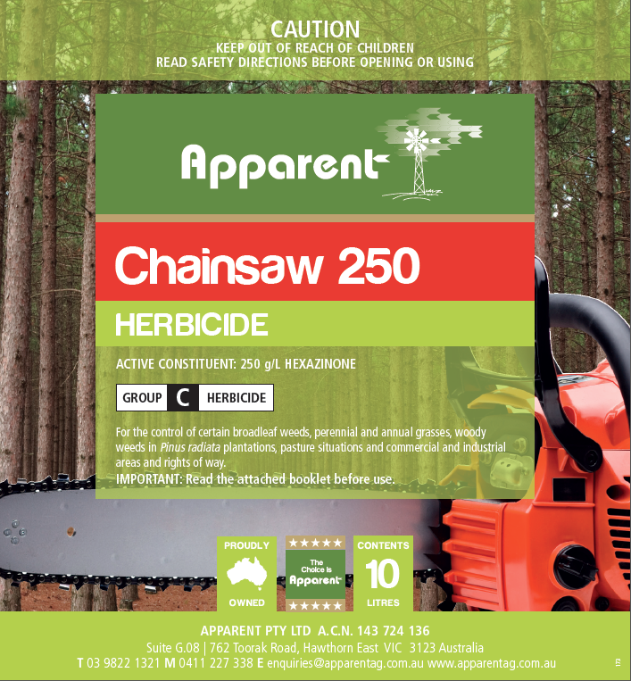 Apparent - Chainsaw 250 - 10Ltr