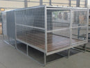 Brazzen Double Raised Dog Cage DCDR
