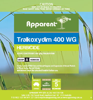 tralkoxydim herbicide Apparent - Tralkoxydim 400