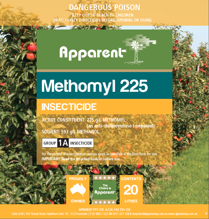 Apparent - Methomyl 225 - 20Ltr