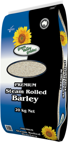 Green Valley Steam Rolled Barley - 20Kg